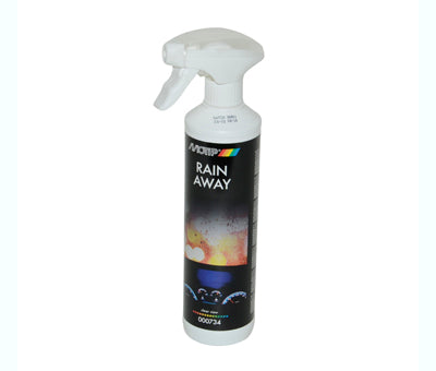 onderhoudsmiddel waterafstotend/windscherm rain away 500mL fles motip 000734