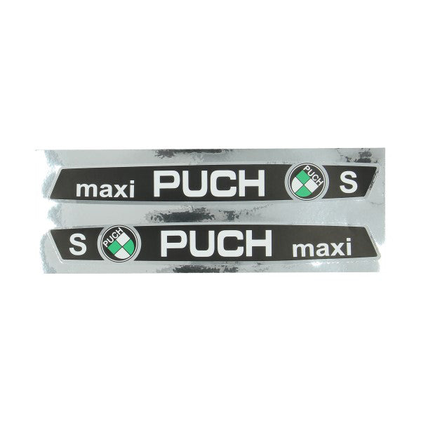 puch maxi stickerset maxi s zwart/wit