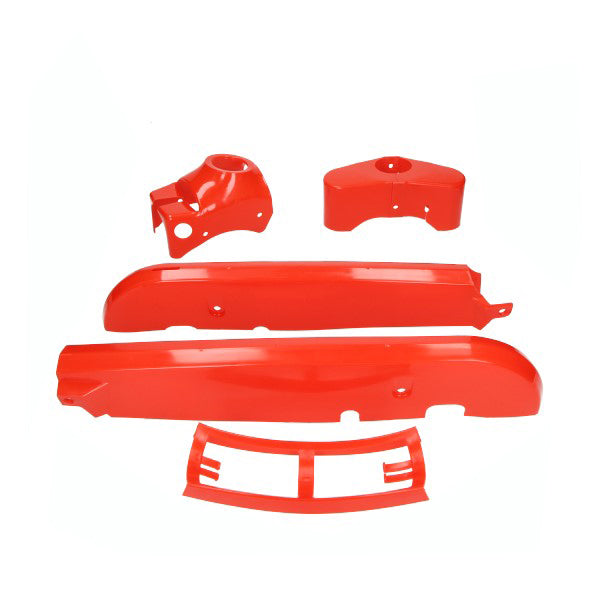 kreidler plaatwerkset plastic kreidler rood 4-delig